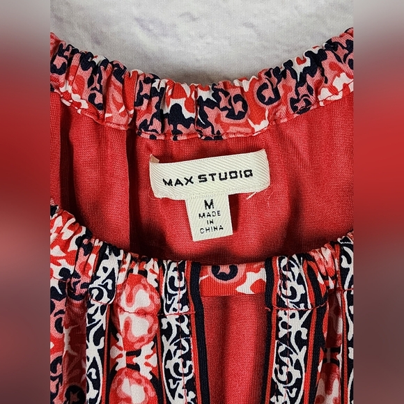 Max Studio vibrant mini dress for casual or summer events Size Medium - Picture 7 of 8